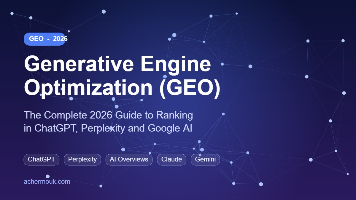 Generative Engine Optimization (GEO) 2026 featured image for ranking in ChatGPT, Perplexity and Google AI
